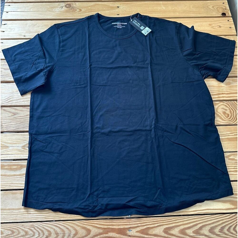 NWT Bearbottom Supima Curved T Shirt Size 3XL Men’s Black